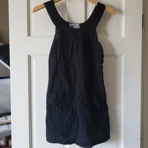 Bag Lady Mudpie Black Eyelet Swim Coverup Small